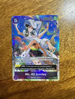 One Piece Ms. All Sunday OP06-064 Wings Of The Captain AA NM - Image 1