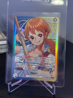 Nami - OP11-041 - Alt Art Leader - A Fist of Divine Speed - One Piece - English - Image 2