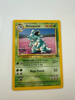 Nidoqueen 23/64 Jungle Set Rare Pokemon Card WotC 1999 LP - Image 1