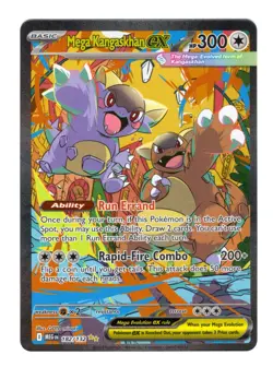 Mega Kangaskhan ex 182/132 Me01: Mega Evolution Holo Pokemon Card NM - Image 1
