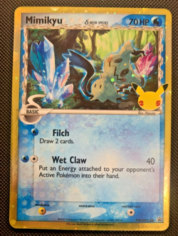 Pokemon Card Mimikyu SWSH136 Celebrations Black Star Promo Holo Rare NM - Image 1