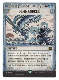 Magic: The Gathering - Commandeer (Showcase) - Outlaws (OTP) NM - Image 1