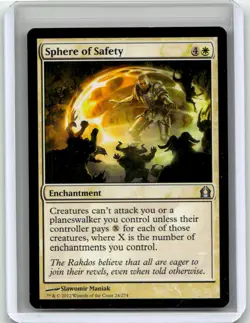 Lightly played Sphere of Safety #24 Return to Ravnica W/Tracking - Image 1