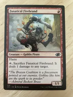 MTG Fanatical Firebrand Jumpstart 2022 #528 Regular Common NM/M - Image 1