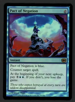 ***FOIL Pact of Negation (Ring Ding)*** MTG Future Sight Magic Kid Icarus - Image 1