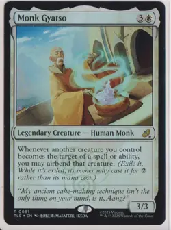 MTG Monk Gyatso Avatar: The Last Airbender: Eternal-Legal Foil - Image 1