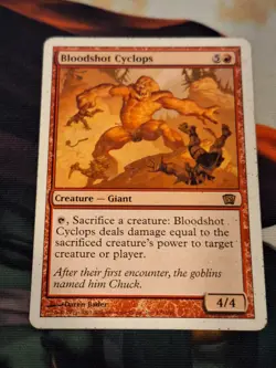 Bloodshot Cyclops - Eighth Edition 8th Magic the Gathering MTG - Image 1