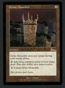 ***Grim Monolith*** MTG Urza's Legacy Magic Kid Icarus - Image 1