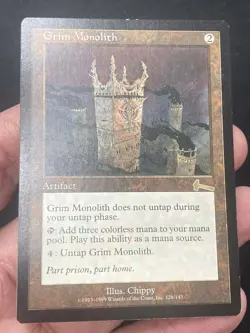 ***Grim Monolith*** MTG Urza's Legacy Magic Kid Icarus - Image 3