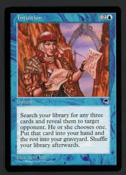 ***Intuition*** MTG Tempest Magic Kid Icarus - Image 1