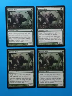 MTG 4x Ashcoat Bear x4 LP Time Spiral Magic Playset - Image 1