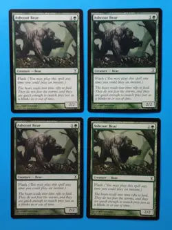 MTG 4x Ashcoat Bear x4 LP Time Spiral Magic Playset - Image 2