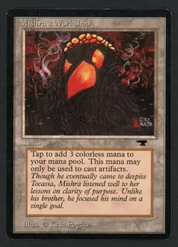 ***Mishra's Workshop*** MTG Antiquities Magic Kid Icarus - Image 1