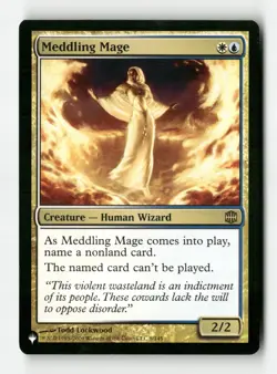 Magic: The Gathering Creature Meddling Mage Rare Regular - Image 1