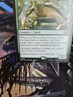 Blossoming Tortoise Wilds of Eldraine Regular Mythic NM - Image 2