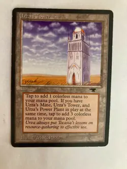 Urza's Tower, Plains - Antiquities - MTG Magic the Gathering Heavily Played - Image 1