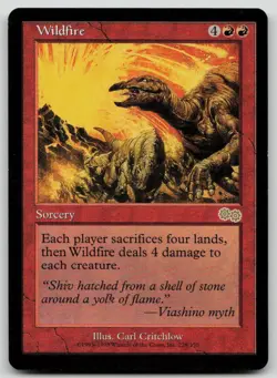 Wildfire R Urza's Saga 228 NM - Image 1