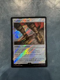 1x Trailblazer's Boots, Surge Foil, Final Fantasy, Magic MTG NM - Image 1