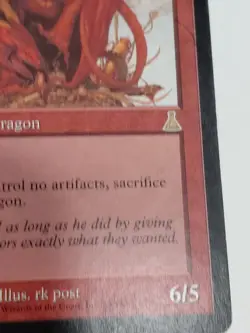 MTG Covetous Dragon Urza's Destiny 80/144 Regular Rare - LP - Image 4