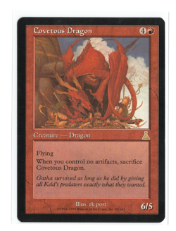 MTG - Covetous Dragon - Normal - Urza's Destiny - LP - Image 1