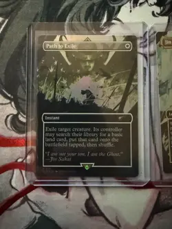 MTG Jin Sakai, Ghost Of Tsushima FOIL Secret Lair Drop Magic NM + Path to Exile - Image 3
