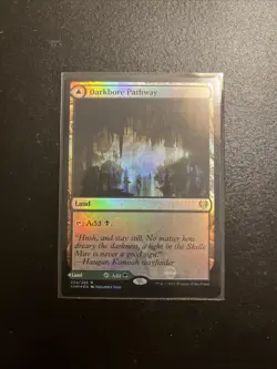 MTG Darkbore & Slitherbore Pathway Foil Kaldheim Rare, Near Mint Condition - Image 1