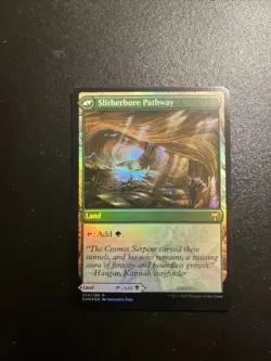 MTG Darkbore & Slitherbore Pathway Foil Kaldheim Rare, Near Mint Condition - Image 3