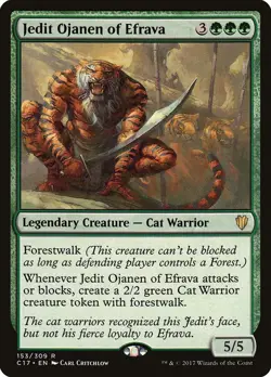 MTG Magic the Gathering Jedit Ojanen of Efrava (153/332) Commander 2017 LP - Image 1