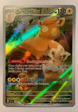 Pokemon Scarlet and Violet - PAWMOT ILLUSTRATION RARE - 209/198 - NM - Image 1