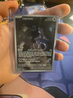 Mewtwo 052 Black Star Promo Illustration Rare Pokemon TCG Scarlet & Violet Holo - Image 1