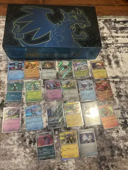 Pokemon Mega Charizard X Ex Ultra Premium Collection Opened Box & Packs. - Image 1