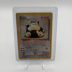 German Pokemon 1999 Jungle Snorlax Relaxo 27/64 GERMAN LP - Image 1
