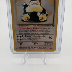 German Pokemon 1999 Jungle Snorlax Relaxo 27/64 GERMAN LP - Image 3