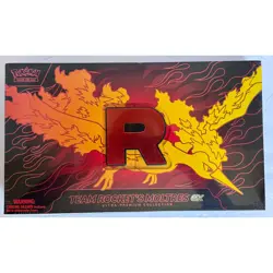 Team Rocket’s Moltres ex Ultra Premium Collection UPC Sealed Pokemon TCG 18 Pack - Image 1