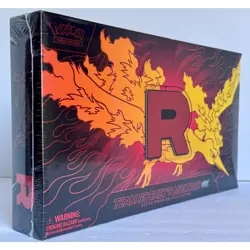 Team Rocket’s Moltres ex Ultra Premium Collection UPC Sealed Pokemon TCG 18 Pack - Image 2