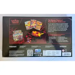 Team Rocket’s Moltres ex Ultra Premium Collection UPC Sealed Pokemon TCG 18 Pack - Image 3