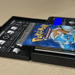 Heavy! Pokemon Base Set Booster Pack Blastoise Art 21.20 Grams! Sealed - Image 2