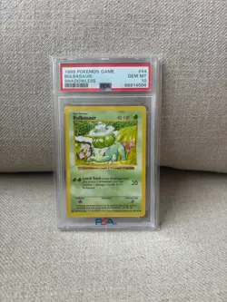 1999 Pokemon Base Set Bulbasaur Shadowless PSA 10 Gem Mint 🌿 - Image 1