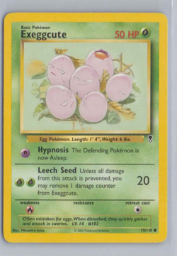 2002 Pokemon Legendary Collection Exeggcute 075/110 Common - Image 1