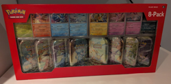 Pokemon TCG Prismatic Evolutions 8 Pack Mini Tins - Costco Exclusive - SEALED - Image 1