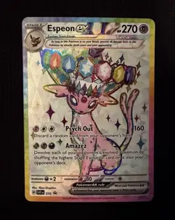 Espeon EX 175 PROMO - PREMIUM FIGURE COLLECTION (NEAR MINT) Pokemon - In Hand - Image 1