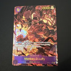 One Piece TCG - Monkey D Luffy OP09-119 SEC Alt Art English NM - Image 1