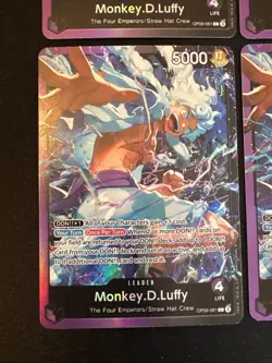 4 One Piece Monkey.D.Luffy (OP09-061) Starter Deck ST26 Leader Foil - Image 4