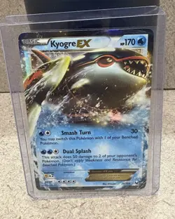Pokemon TCG Kyogre EX Dark Explorers Ultra Rare Holo Card 26/108 LP/MP Condition - Image 1