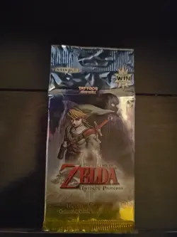 4 Legend Of Zelda Twilight Princess Trading Card Sealed Booster Packs Enterplay - Image 1