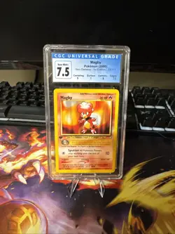 Pokemon TCG Magby Neo Genesis 23/111 1st Edition Rare Non-Holo Card CGC 7.5 - Image 1