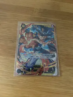 One Piece CCG Sabo Secret Rare Card OP07-118 English NM - Image 1