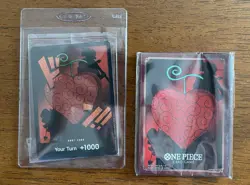 One Piece DF03 Devil Fruit Collection Vol 3 Sealed Promo Don Card & Sleeves Only - Image 1