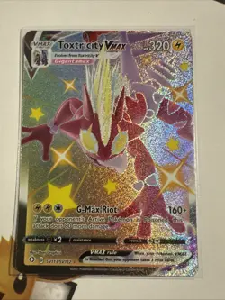 Holo Foil Toxtricity VMAX SV113/SV122 3D Fan Art Display Vmax Card NM - Image 1