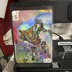 Gundam Card Game (TCG ) GD02-038 - GQuuuuuuX (Omega Psycommu) [LR++] (English) - Image 1